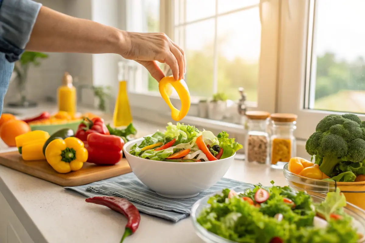 Fresh banana peppers in a bowl