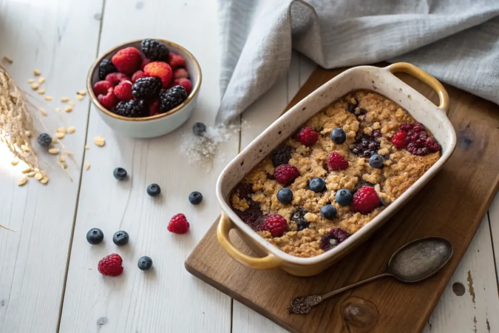 A delicious healthy baked oatmeal recipe