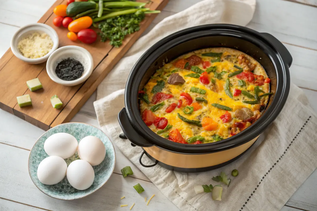 crockpot recipes, slow cooker breakfast, breakfast in a crockpot