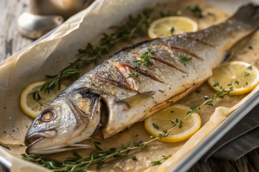 Delicious Baked Branzino Recipe