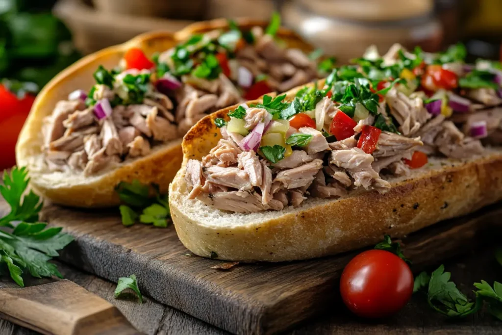 A variety of delicious canned tuna recipes on a table.