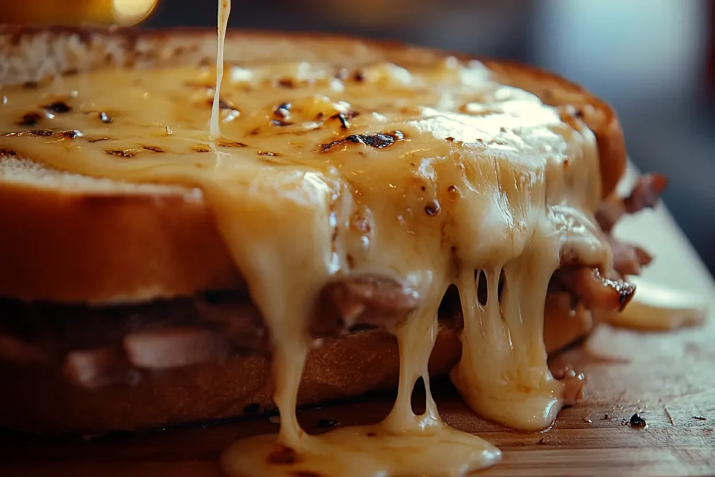 A Philly Cheese Steak Recipe sandwich