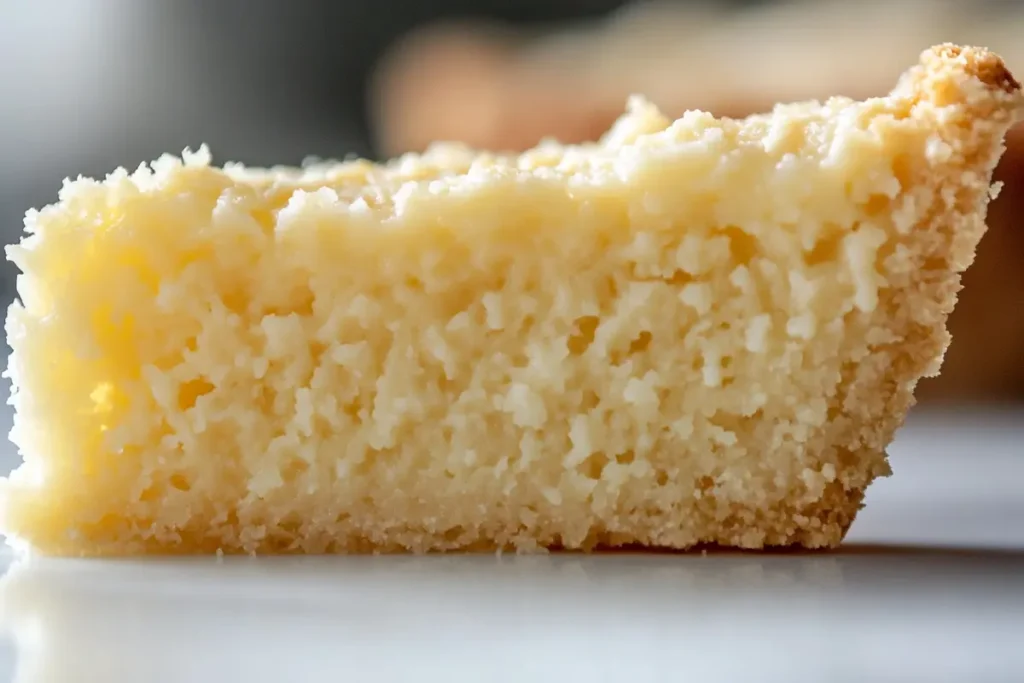 Southern Buttermilk Pie on a plate.