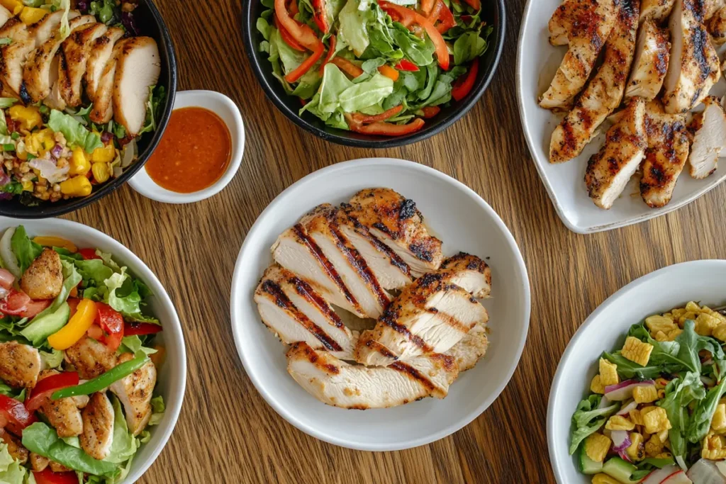 A delicious assortment of things to cook with chicken breast, showcasing various cooking styles.
