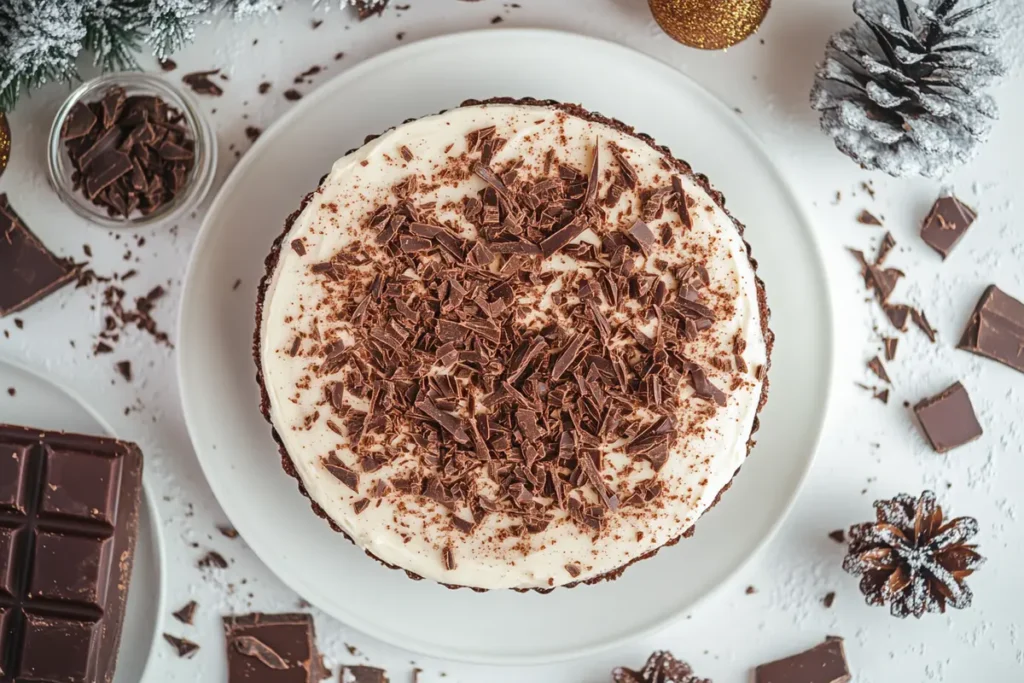 Ho Ho Cake displayed on a plate.