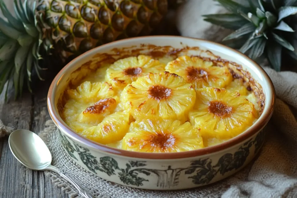 Simple casserole recipes ready to be served.