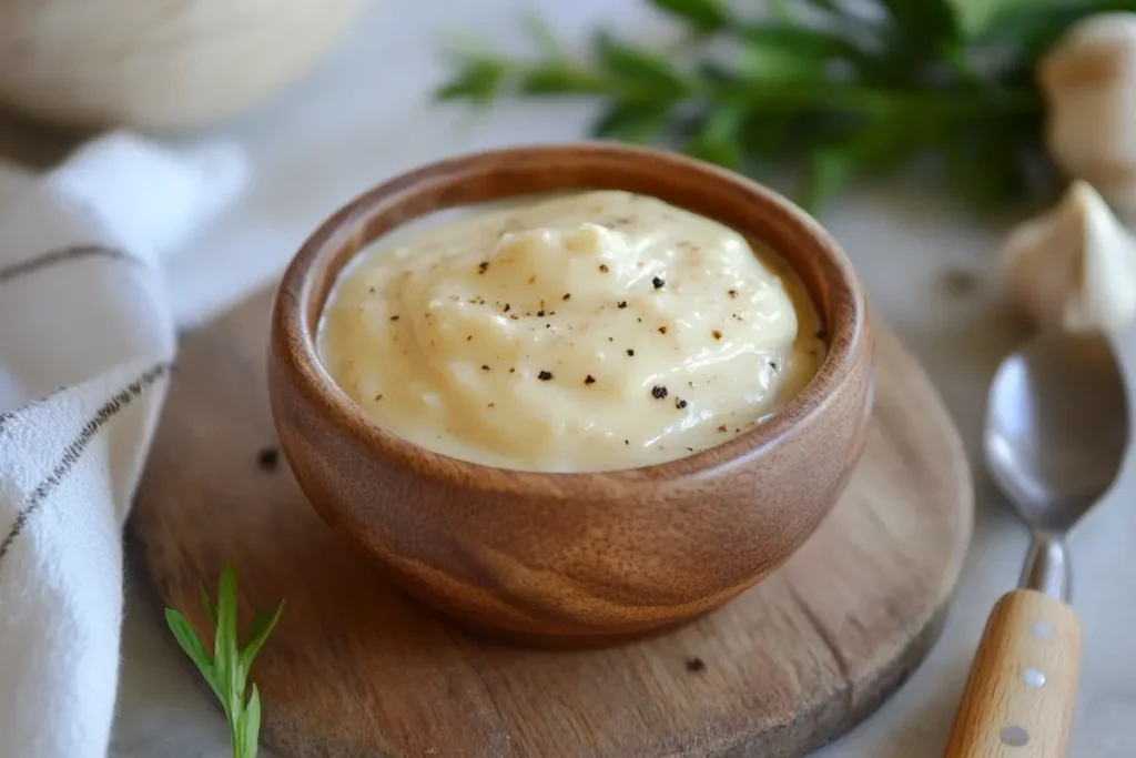 A variety of uses for horseradish sauce, including different dishes.