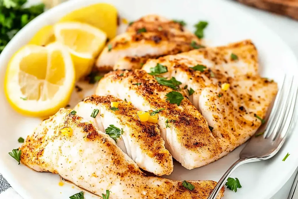 Baked simple fish recipes with lemon