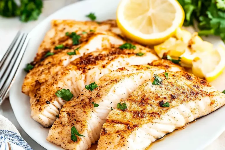 Baked simple fish recipes with lemon