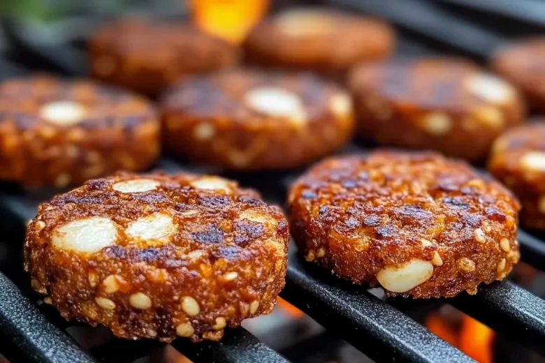 Delicious southern salmon patties on a plate