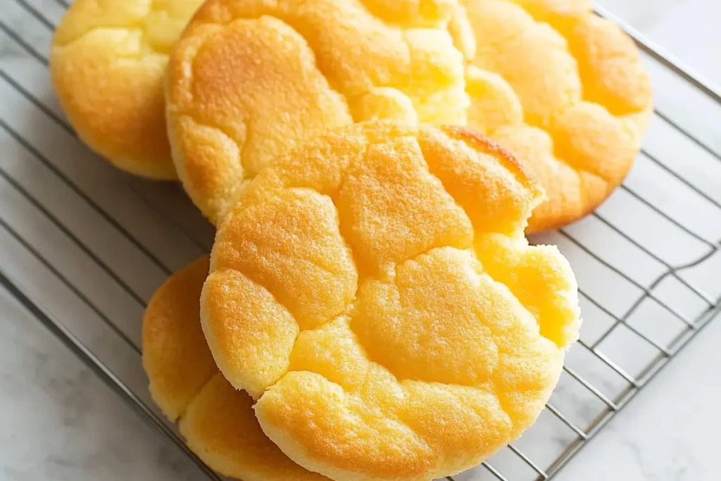 Cloud bread is a light and fluffy alternative to traditional bread